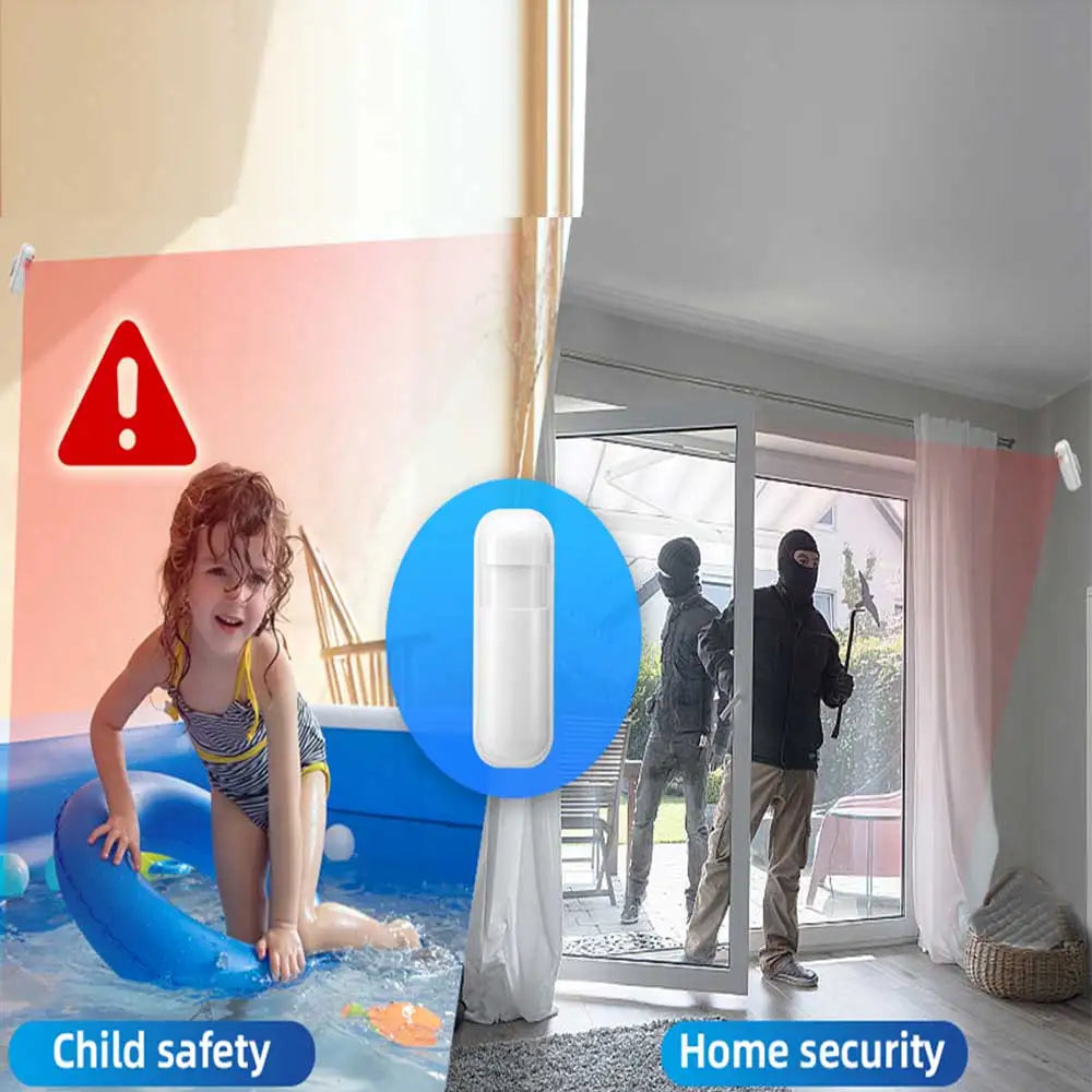 Wireless Infrared Motion Detector 433MHz eV1527 for Home Alarm System PIR Motion Sensor Detector