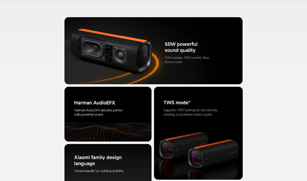 Xiaomi Sound Party Wireless Bluetooth Speaker - Portable Smart Home Audio System with Powerful Bass And Long Battery Life