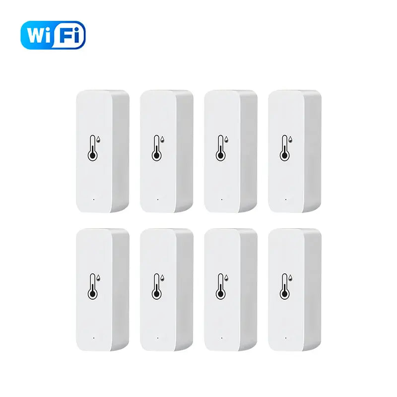 1/2/4/8 Tuya Wifi Zigbee Smart Temperature Humidity Sensor APP Remote Monitor Control SmartLife Work with Alexa Google Assistant