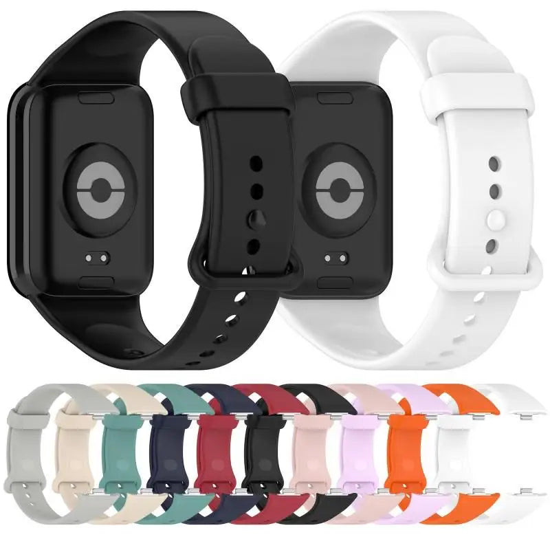 Official Silicone Band Strap for Xiaomi Mi band 9Pro/10 8 Pro Smart Watch Bracelet Replacement For Redmi Watch6 5 4 Accessories