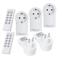 Wireless Smart Remote Control Power Outlet Light Switch Plug Socket Power Outlet Socket EU Plug with Remote Control