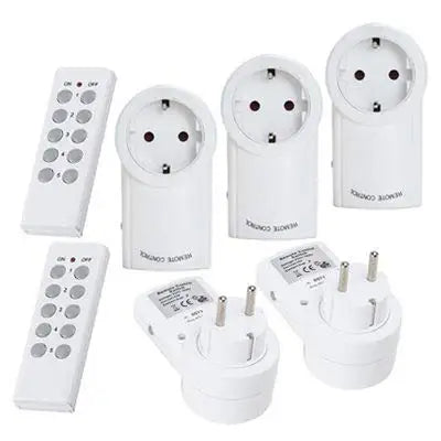 Wireless Smart Remote Control Power Outlet Light Switch Plug Socket Power Outlet Socket EU Plug with Remote Control