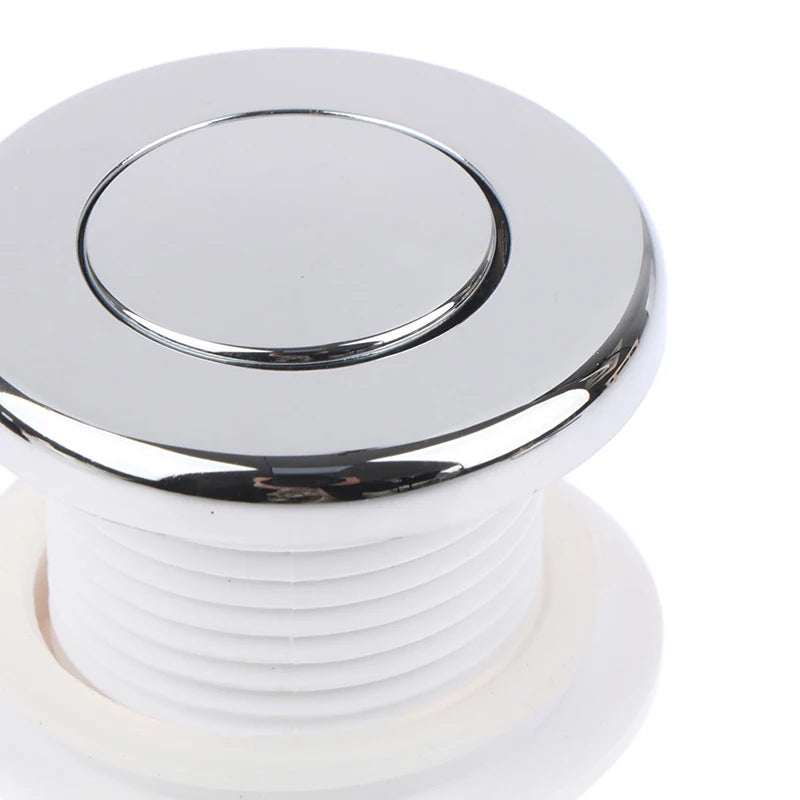 1Pcs 28/32/34mm Pneumatic Switch On Off Push Button For Bathtub Spa Waste Garbage Disposal Whirlpool