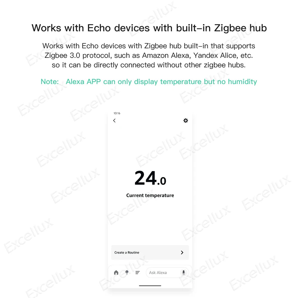 Tuya Zigbee Smart Temperature Humidity Sensor Outdoor IP65 Waterproof APP Remote Monitoring Works With Alexa Yandex Alice Z2MQTT