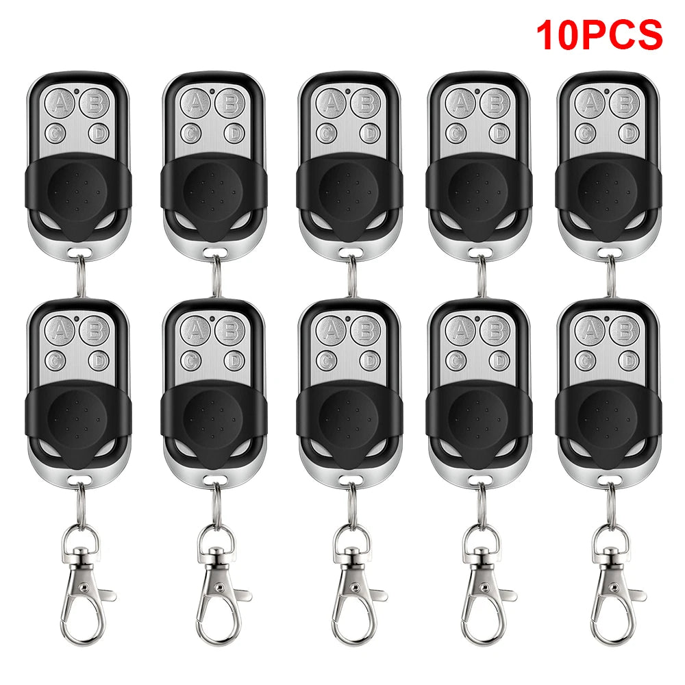 Universal 4 Buttons Garage Door Opener Remote Control 433MHZ Clone Fixed Learning Rolling Code Duplicator Garage