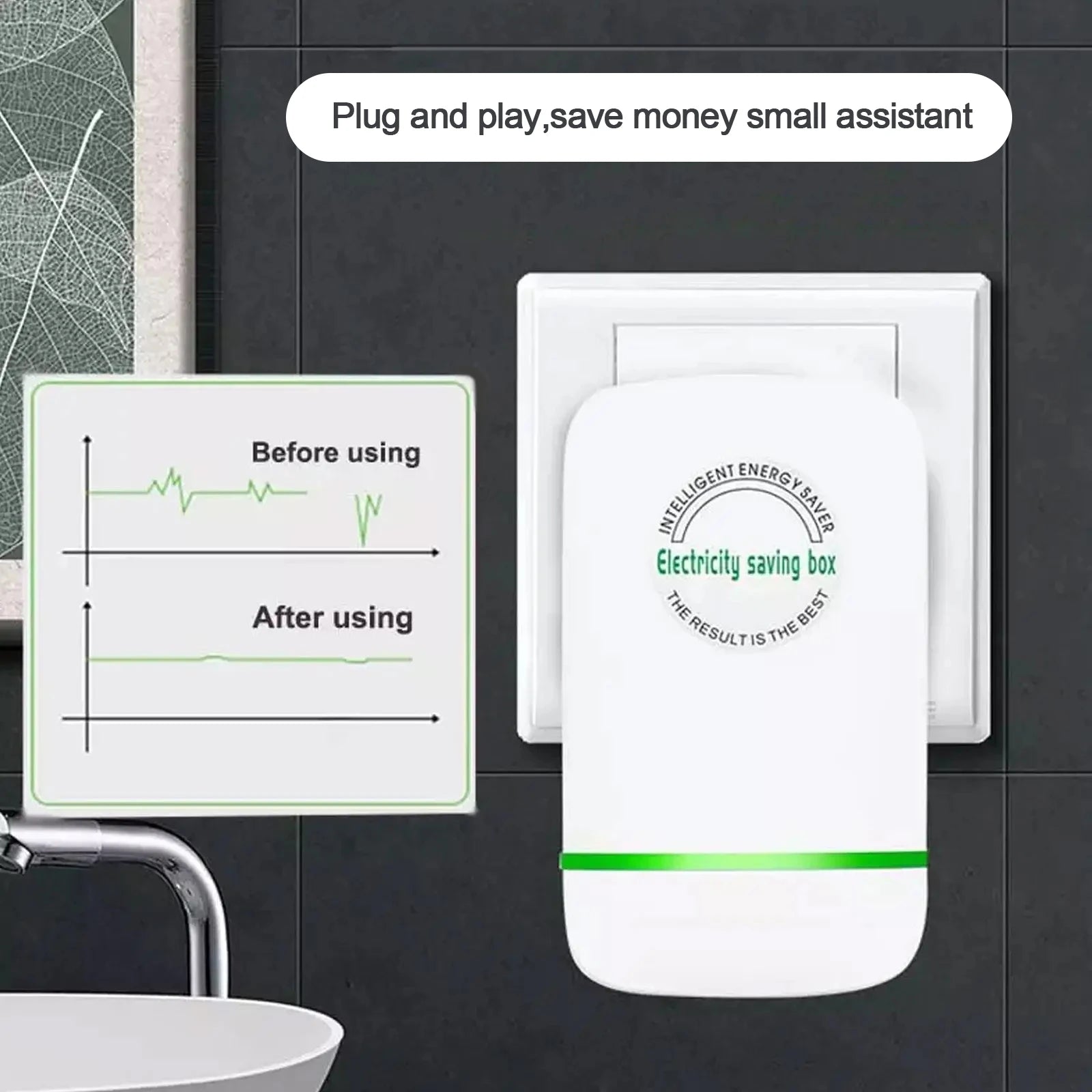 Pro Power Save Electric Energy Saver 90V-250V EU/US/UK Household Commercial Energy Saving Box Smart Electricity Power Saver