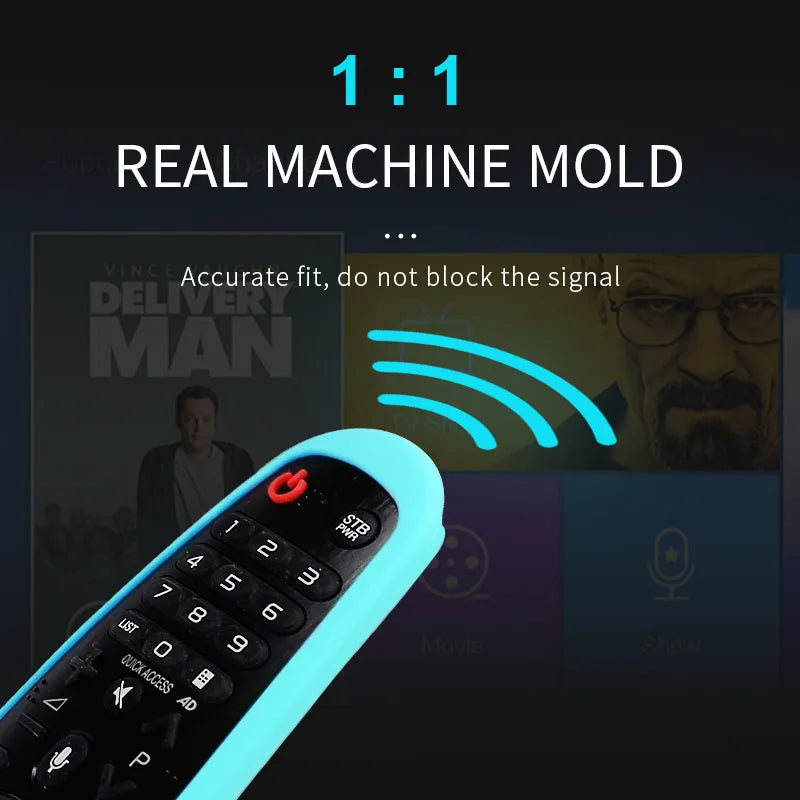 Silicone Remote Contrl Cover for AN-MR18BA AN-MR19BA MR20GA AN-MR650A TV Controller for LG Smart TV with Voice