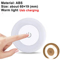 LED Touch Sensitive Night Light Dimmable Wall Light Portable USB Rechargeable Night Light for Living Room and Bedroom Lighting
