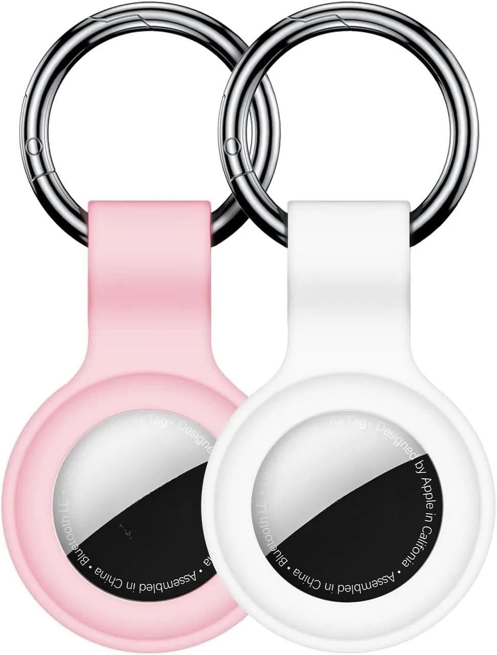 8/4/2Pack Silicone itag Case for Airtags with Keychain, Protective Cover for Airtag Key , Pet Dog Cat Collar , Accessories