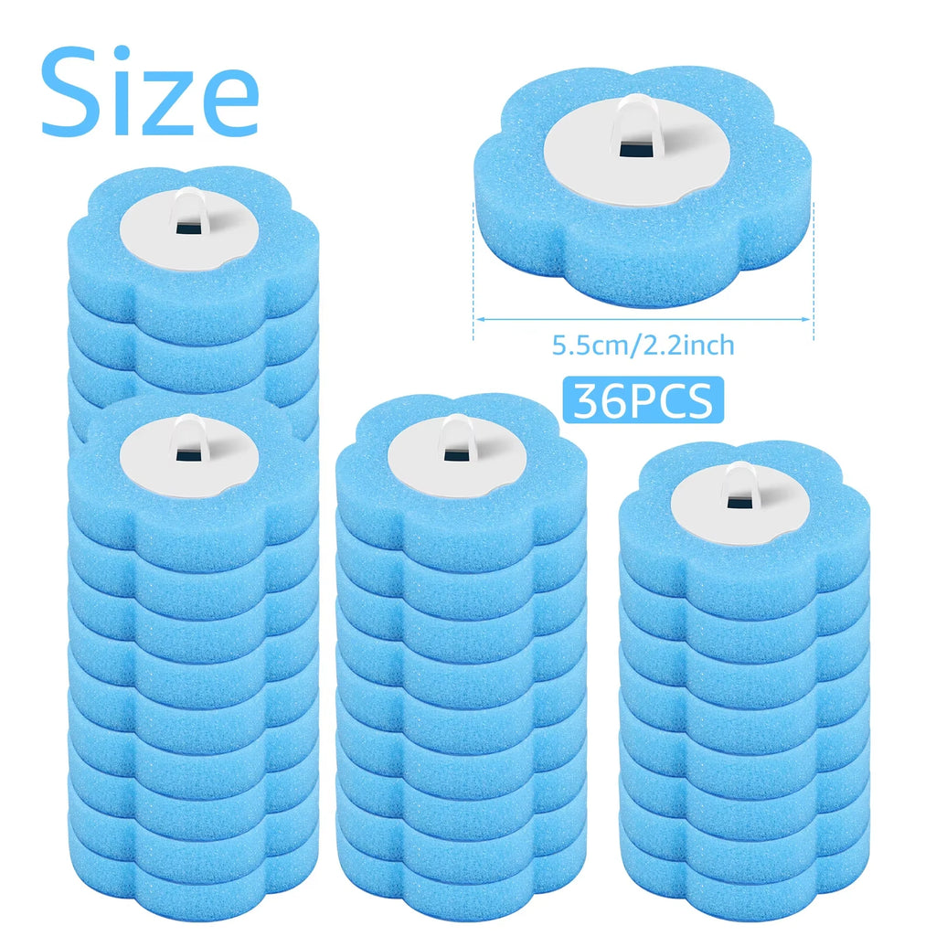Upgrade Toilet Brush Kit with Disposable Replacement Heads, Long-Handle Hygienic Bathroom Cleaning Brush for Home WC Accessories