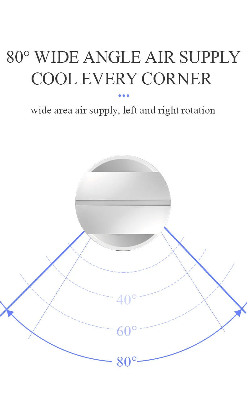 Smart Home Air Cooling Fan with Tower-Installable Bladeless Design Includes Air Purifier for Household Use