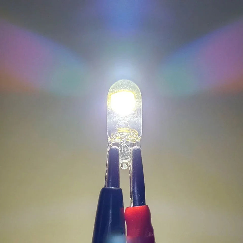 2x T10 LED W5W Car Light 2022 Newest Sapphire COB Glass Lamp Bulb Auto Accessories Drive-free Wedge Turn Door Reading 12V 6000K