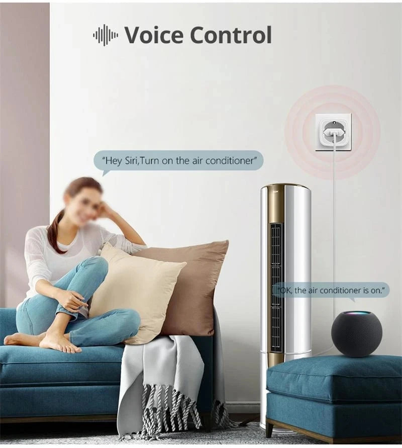 Smart WIFI Wireless16A Socket for Apple Homekit WiFi Smart Timing EU Plug Outlet Siri Alexa Google Home Voice Control