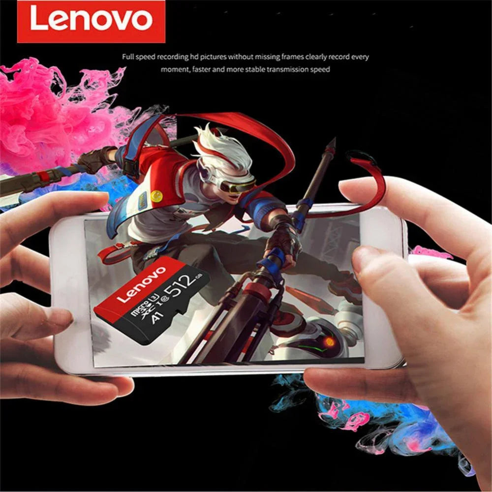 Lenovo 1TB Memory Micro Card Class 10 High Speed 4K Video TF Flash SD Cards 2TB 1TB 256GB 128GB TF Card for Phones Camera Drone