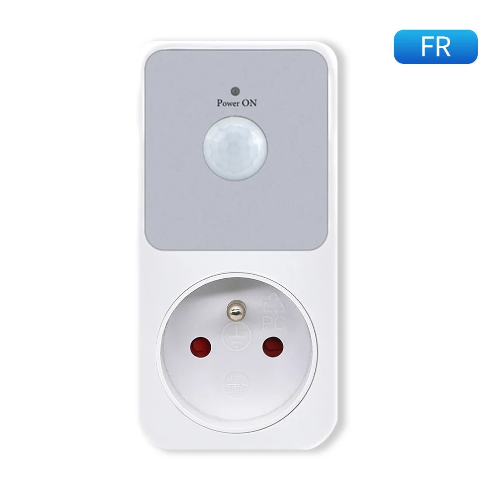 Automatic Induction PIR Infrared Sensor Socket Night Lamp Holder 110-240V 120° Degree Wide Angle Automatic Induction EU FR US UK