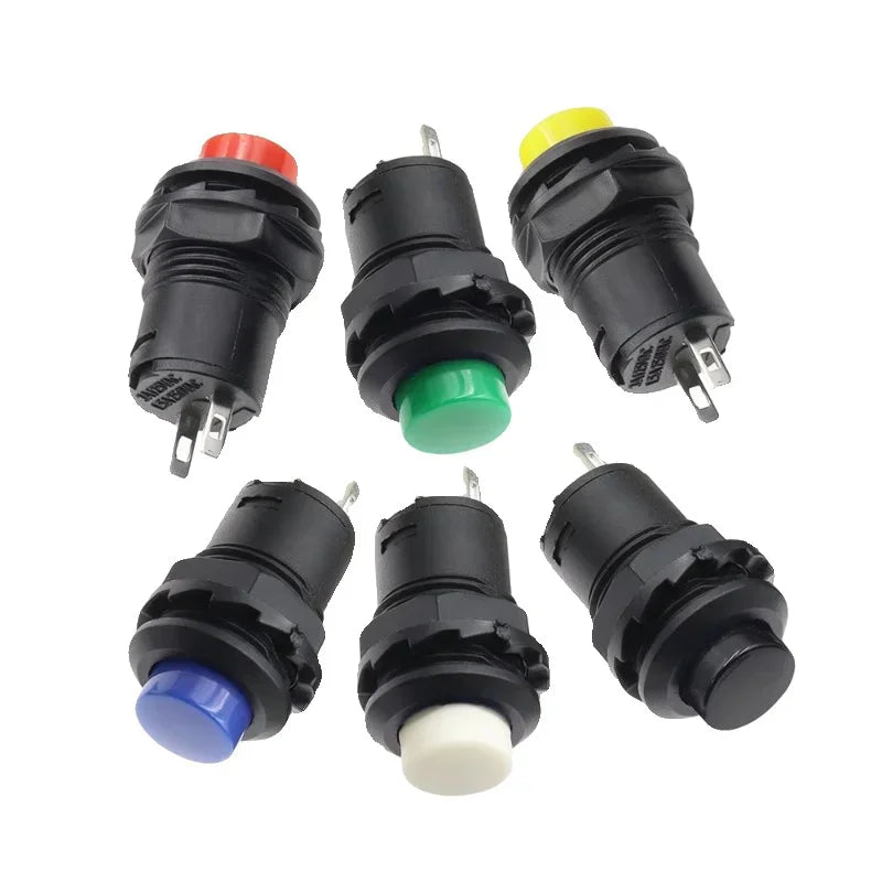 5/20PCS Self-Lock /Momentary Pushbutton Switches DS228 DS428 12mm OFF-ON Push Button Switch DS-228 DS-428