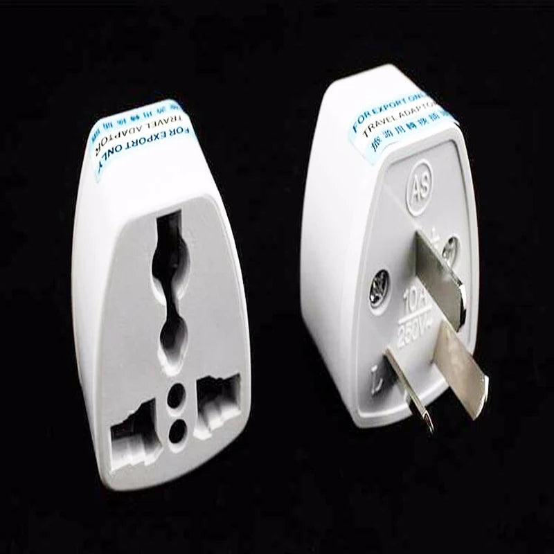 Australia Power Plug Universal 3Pin UK/US/EU to AU NZ AC Ground Adapter Travel Converter For Mobile Phone Household Appliances