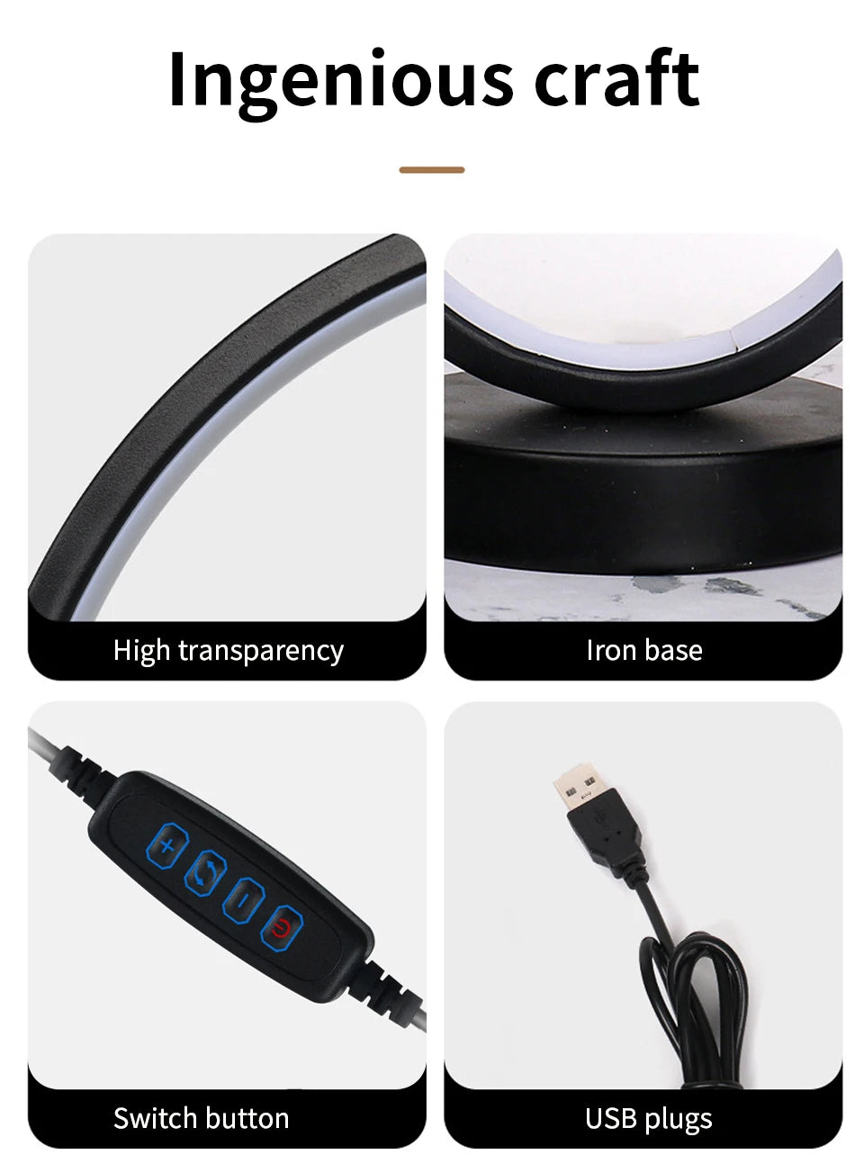LED Night Table Lamp Modern Spiral Dimmable Bedside Bedroom Lamps Nightstand Desk Lamp Night Light for Living Room Home Office