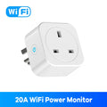 Tuya UK Smart Plug 16A 20A WiFi Socket Power Monitoring Remote Control Timer Works With Alexa Google Assistant Voice Control