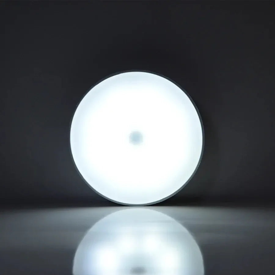 LED Human Body Induction Night Light 8LEDs USB Charging Smart Sensor Lamp Bedside Bedroom Home Corridor Lighting Mini Wall Lamp