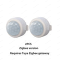 Tuya Zigbee Mini PIR Motion Sensor Human Motion Infrared Detector Security Alarm Work With Alexa Google Home ZHA Zigbee 2MQTT