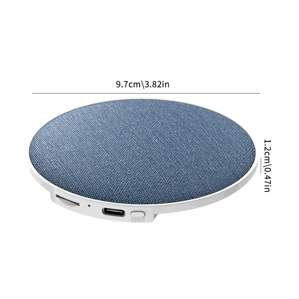 1PC White noise pillow speaker for Home Small Bluetooth Speaker with Built-in Audio for Music Novels Sleep Enhancement Device