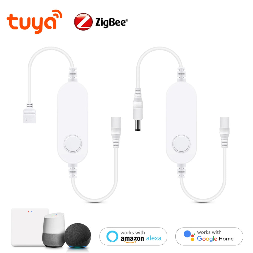 Zigbee Smart Switch for LED Light Strip DC12V 24V interruptor inteligente Alexa Google Voice Control Work with Tuya Smart Life