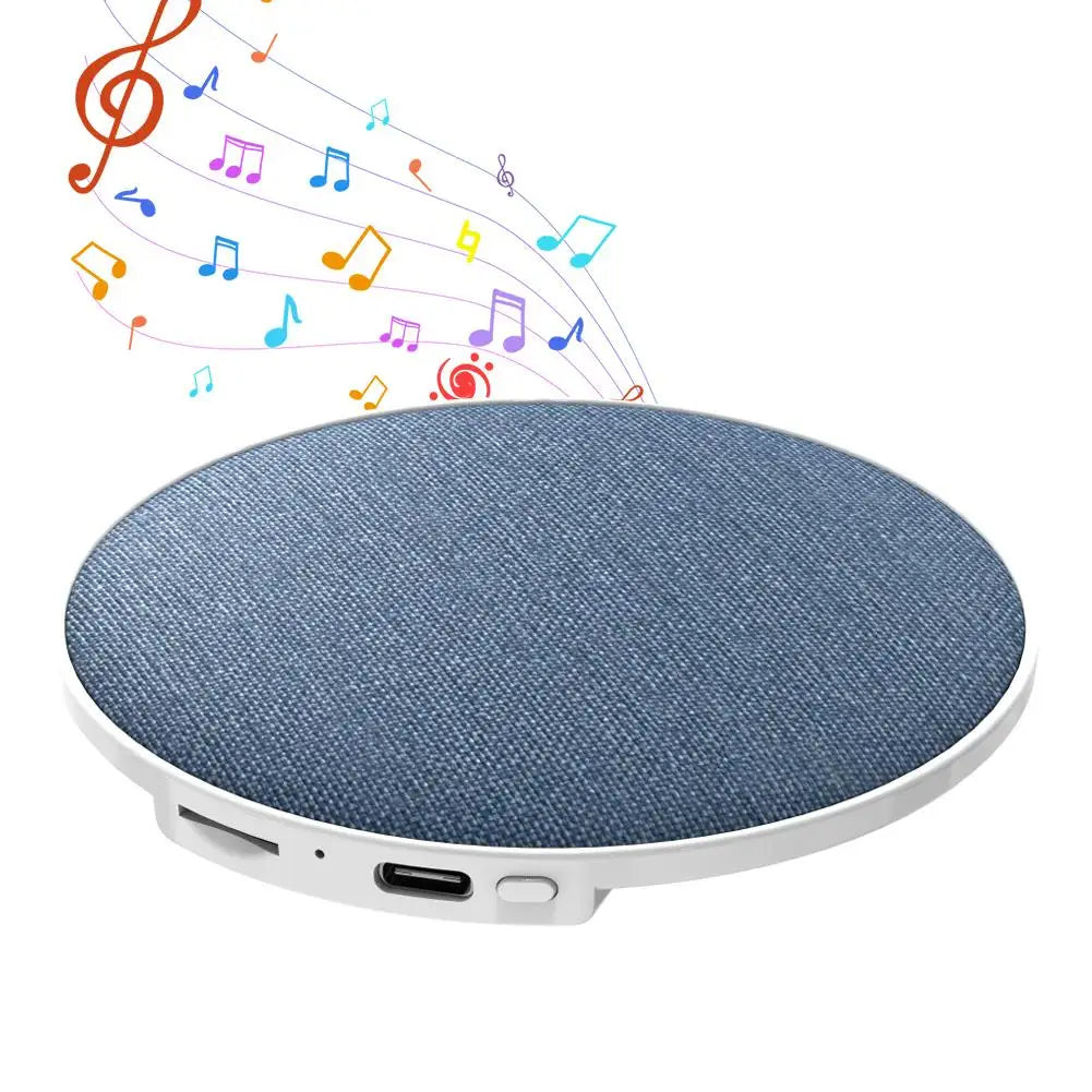 Sleep White Noise Speaker Pillow for Home Small Bluetooth Speaker with Built-in Audio for Music Novels Sleep Enhancement Device