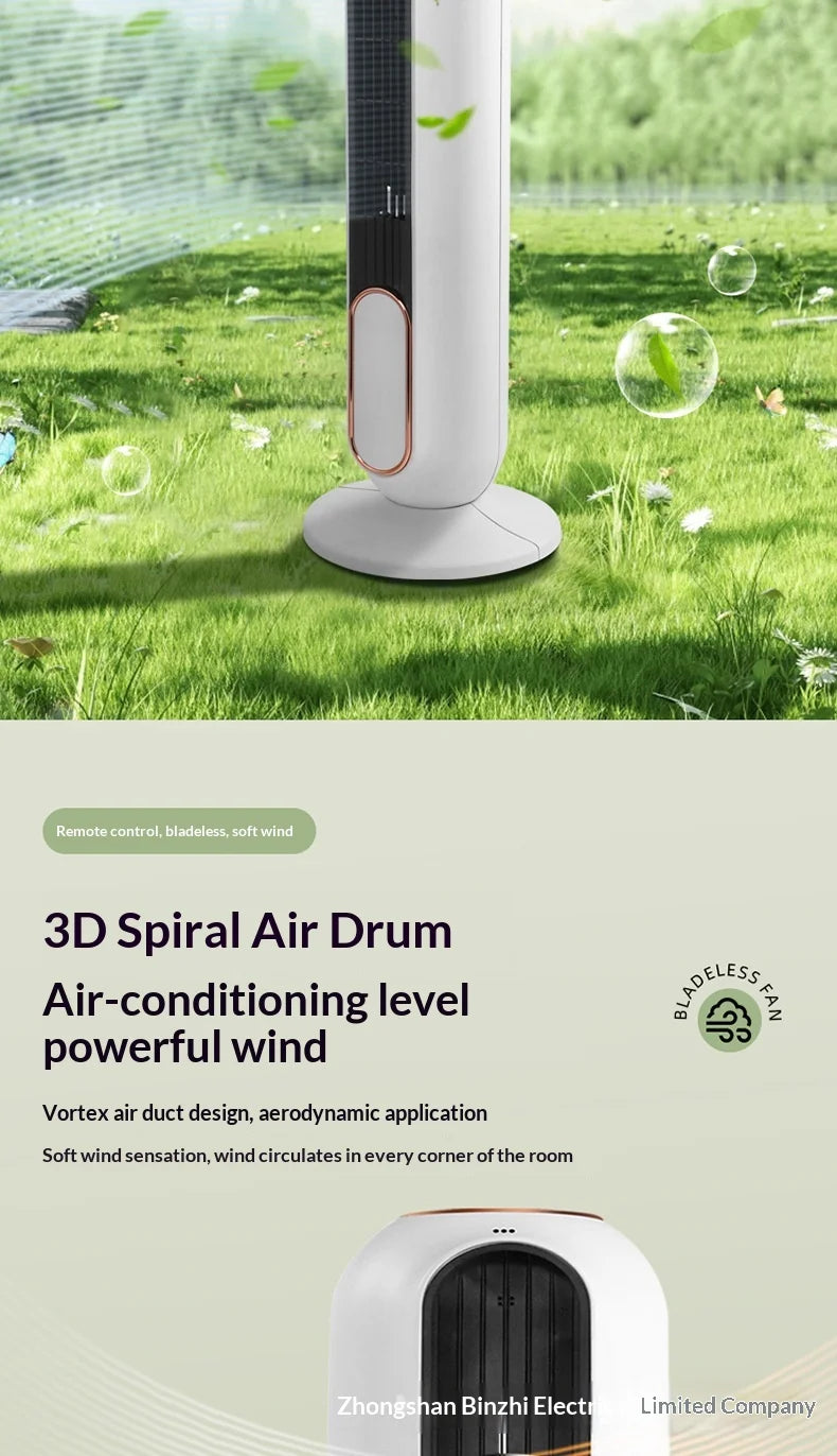 Tower Fan with Air Cooler and Smart Voice Function for Home Use Cooling Fan