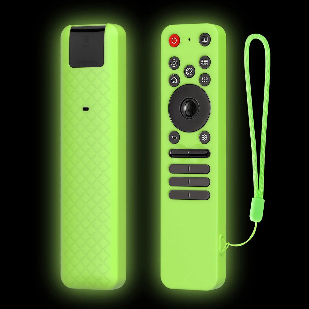 TV Remote Control Cover Silicone Lightweight Shockproof Anti-Slip Scratch Resistant Protective Cover For LG MR25GA Remote Case