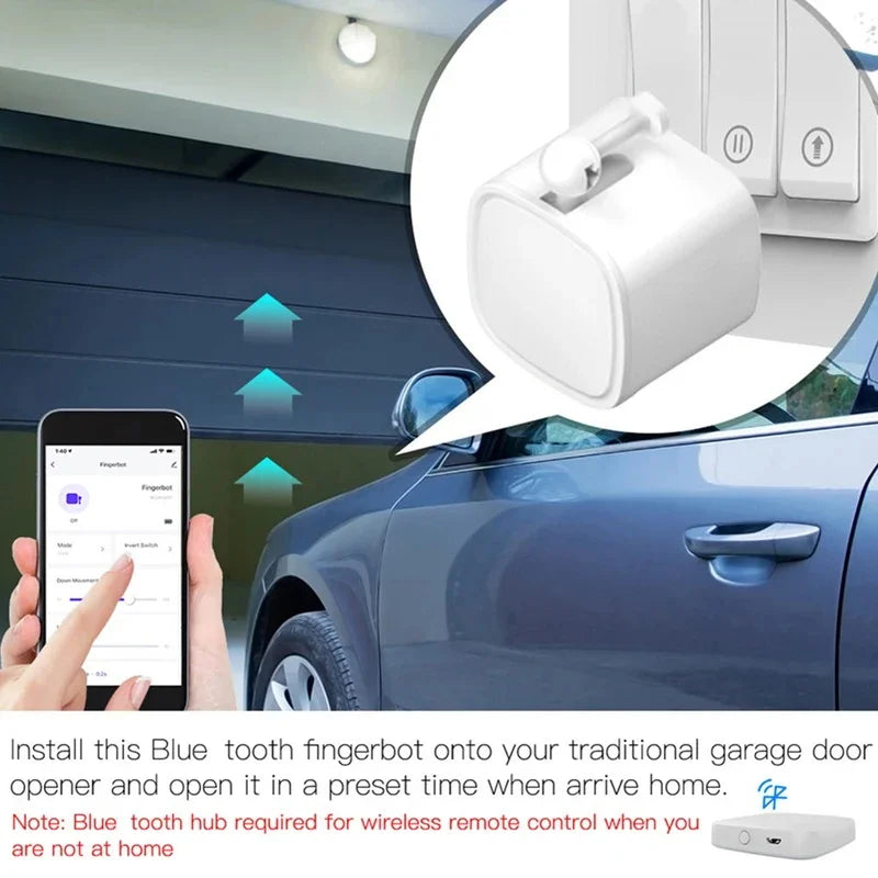 Smart Bluetooth Finger Robot Switch Button Smart Life APP Fingerbot Wireless Switch Bot Pusher with Bluetooth Gateway Option