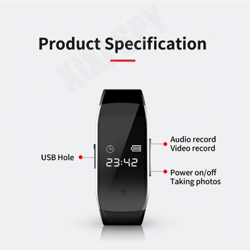 Mini Camera Smart Watch Voice video Recorder 1080P HD DV Professional digital Wireless Cam for Business/Home/Office/Sport