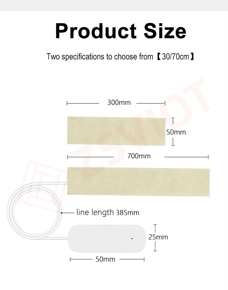 Tuya Zigbee2MQTT Multifunctional Pressure Sensor Flexible Thin Film Pressure Sensor detection strip Smart linkage Smart life APP