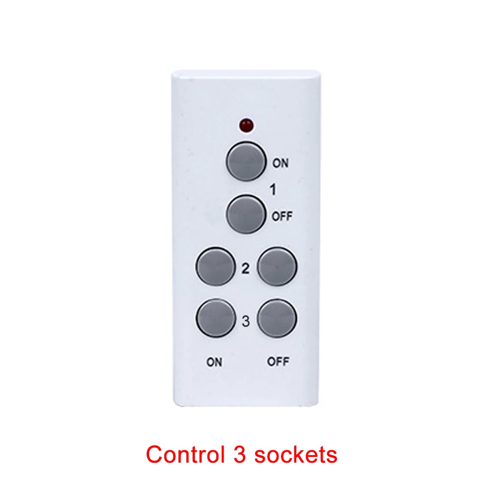 Wireless Smart Remote Control Power Outlet Light Switch Plug Socket Power Outlet Socket EU Plug with Remote Control