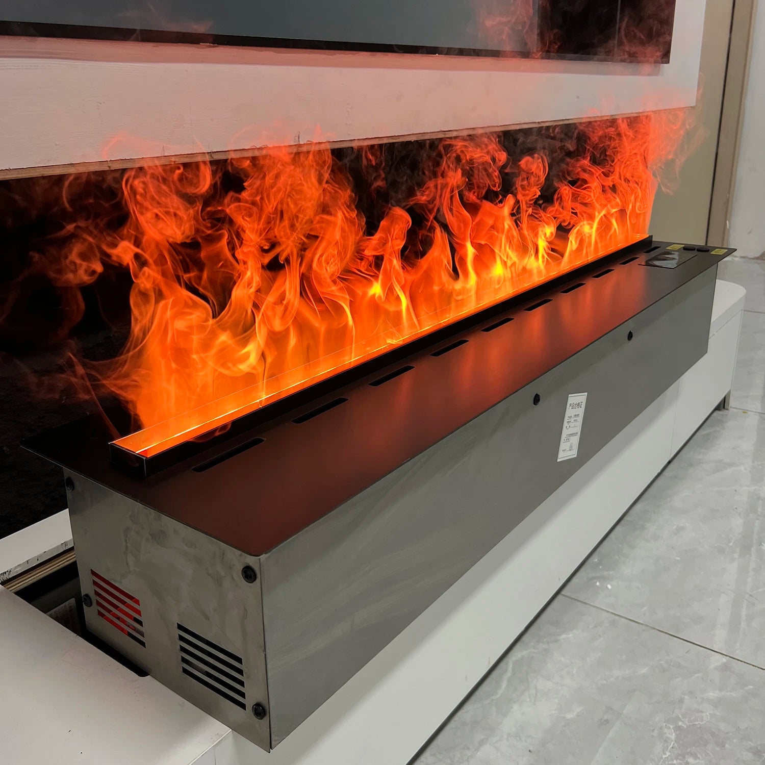 Smart Home 3D Atomized fireplace Decoration With Colorful Flame Decorative fire Mist Intelligent Electric Water Vapor fireplace