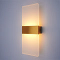 Modern minimalist wall lamp, indoor LED wall light, aluminum acrylic hardwire, bedroom living room corridor staircase Sconces