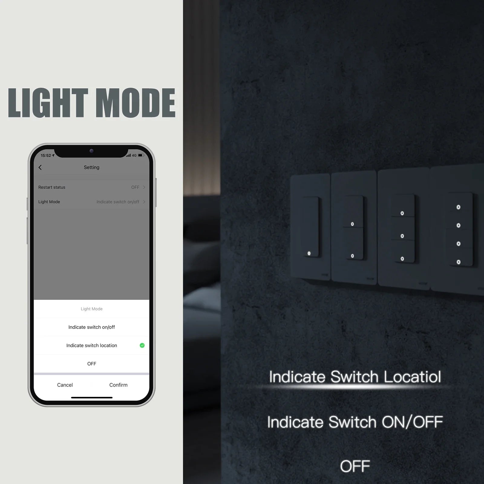 MOES Tuya ZigBee Smart Light Switch US Push Button Wall Switch Work With Alexa Google Home Neutral Wire/No Neutral Wire Required