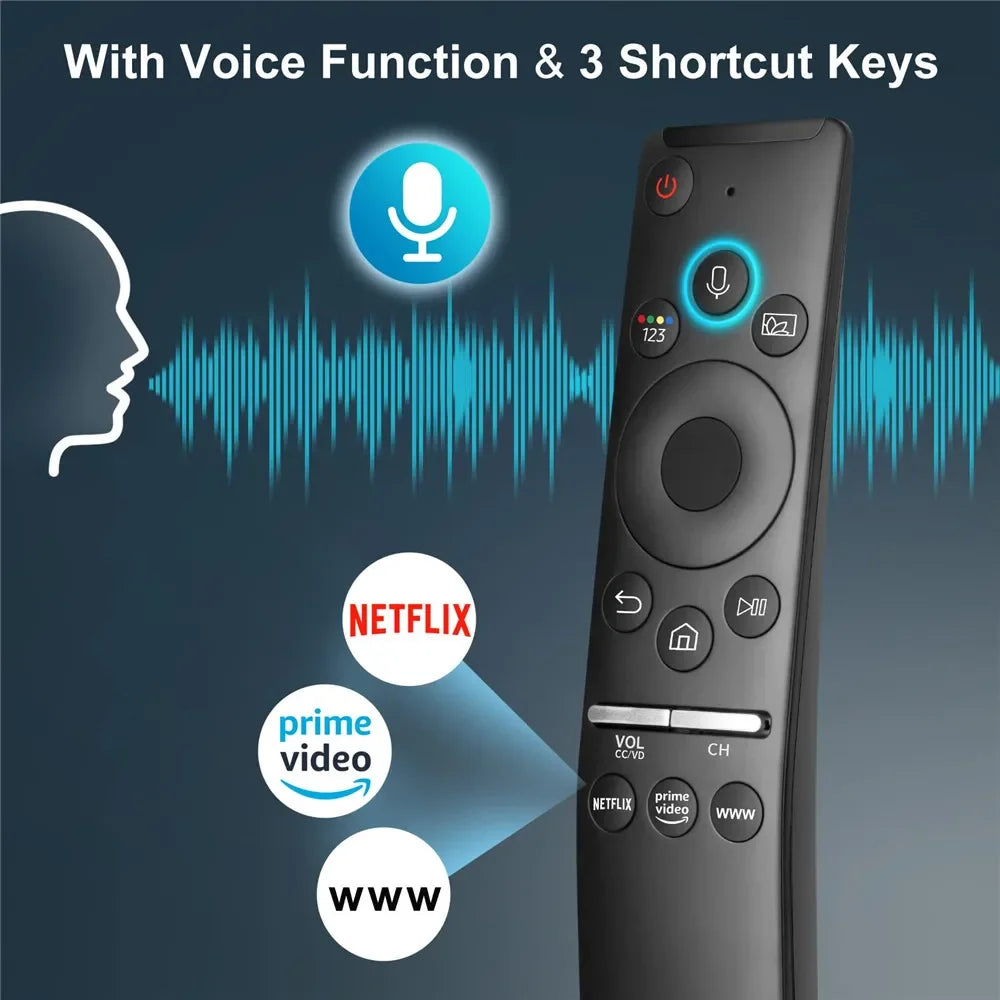 BN59-01312F Replacement Voice Remote for Samsung Smart TV QLED UHD 4K 8K UN55RU740DF UN55RU740DFXZA UN65RU740DF UN65RU740DFXZA