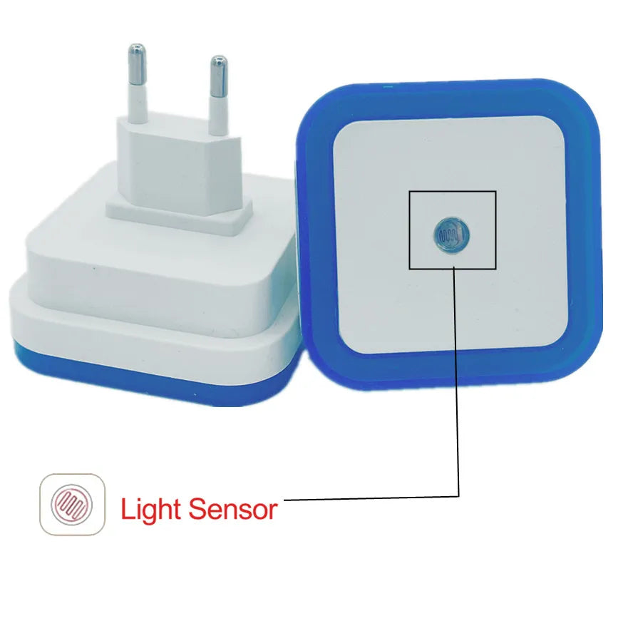 Dusk Dawn Sensor Control LED Night Light Lamp Toilet Wall Lights Baby Bedroom Bulb Backlight Closet Cabinet Light Stairway