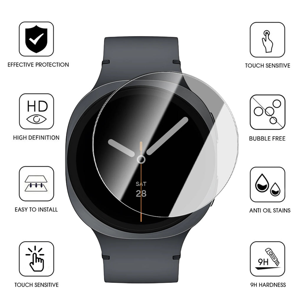 Tempered Glass Privacy Screen Protector for Samsung Galaxy Watch 8 40/44mm Watch8 Classic Anti-peeping Film for Watch Ultra 2025