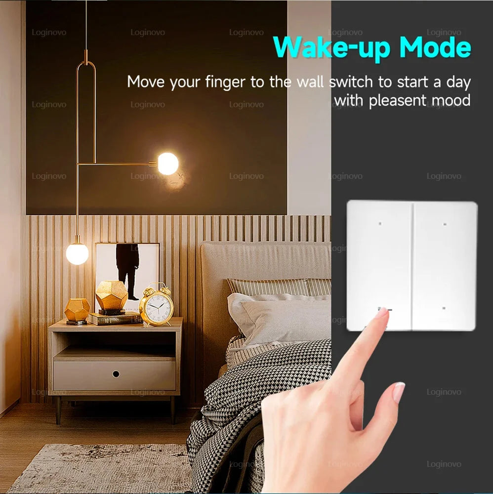 ZigBee Scene Switch 4 Gang 12 Scenario Wireless Push Button Controller Battery Powered Smart Life Tuya APP Home Automation