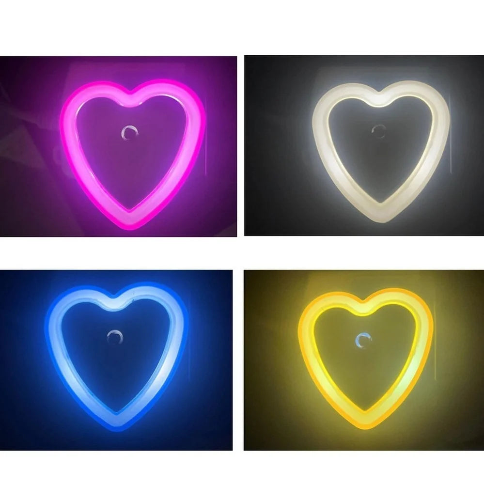 LED Night Light Mini Light Sensor Control 85V-265V EU US Plug Nightlight Lamp For Children Kids Living Room Bedroom Lighting