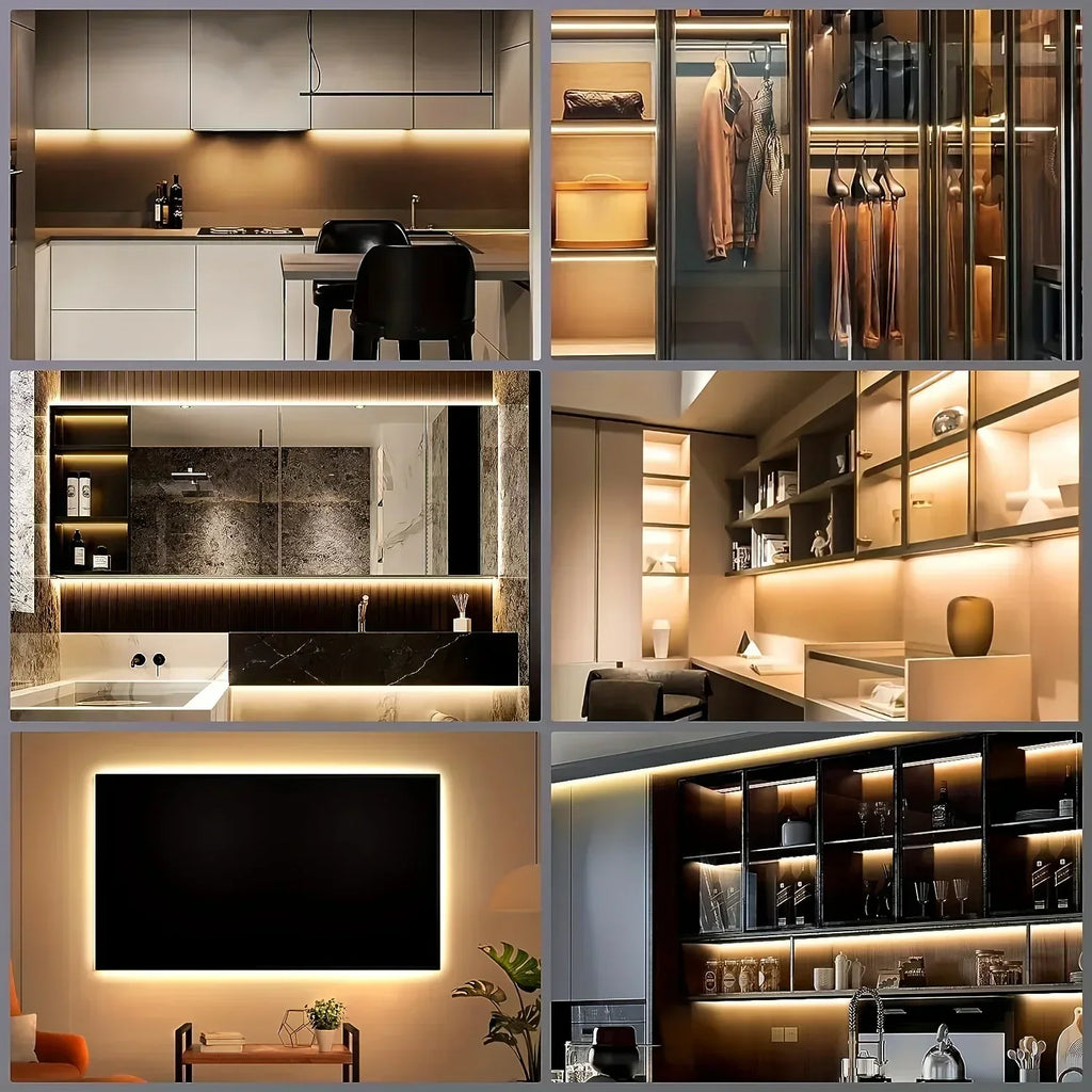 LED Strip Light Hand Sweep Sensor 5V USB 2835 Dimmable Diode Lights TV Backlight Festoon Cabinet Lamp Home Decoration Lighti
