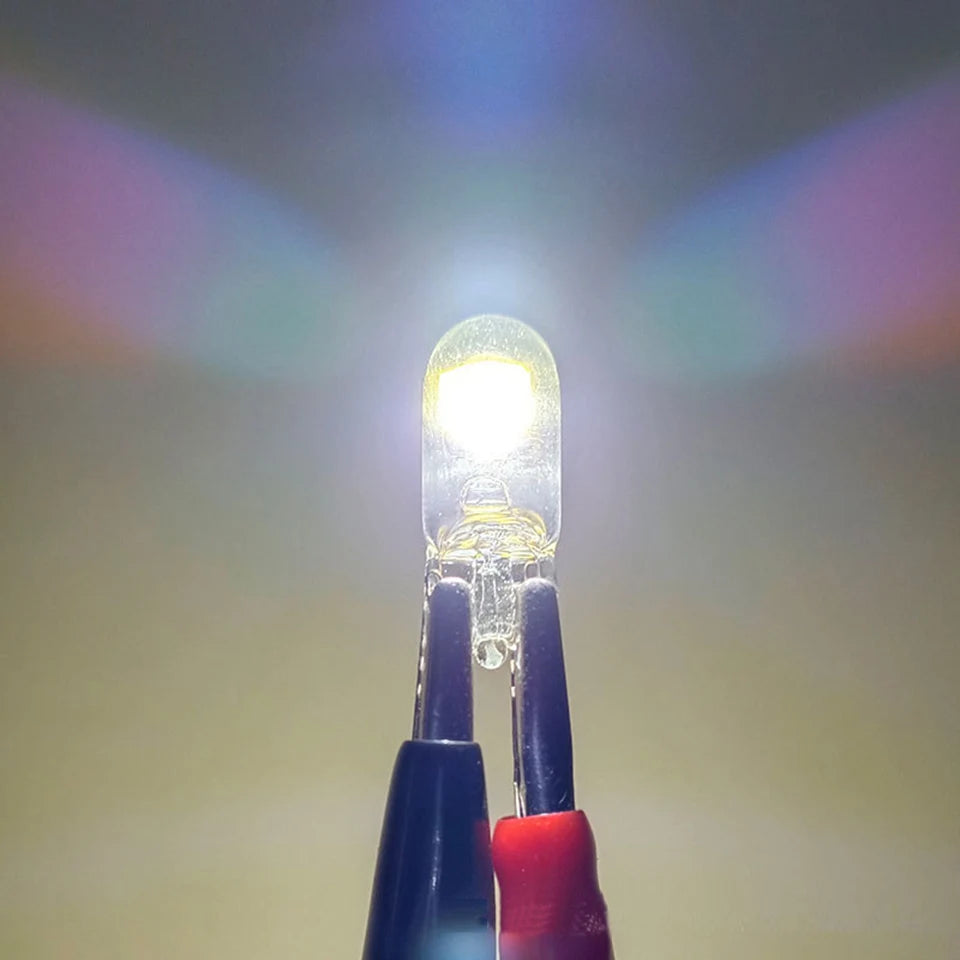 2x T10 LED W5W Car Light 2022 Newest Sapphire COB Glass Lamp Bulb Auto Accessories Drive-free Wedge Turn Door Reading 12V 6000K