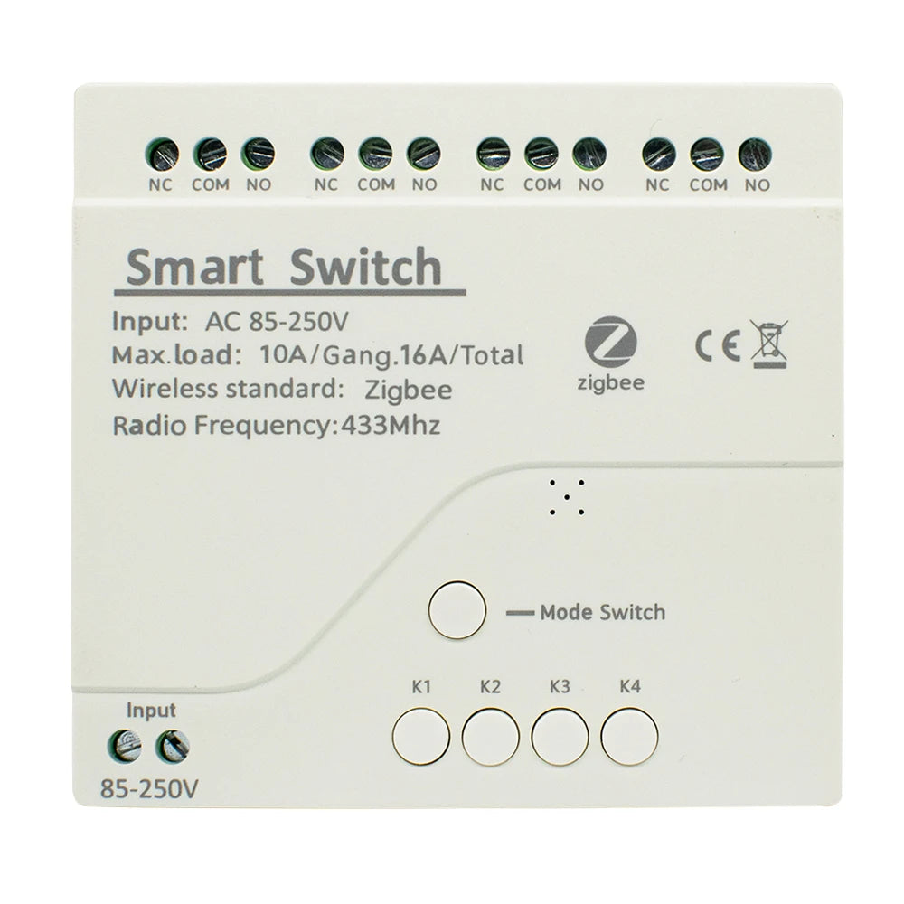 Zigbee Smart Switch Wifi Relay Module Home Automation 12V 24V 110V 220V APP Remote Control Compatible With Alexa Google Home