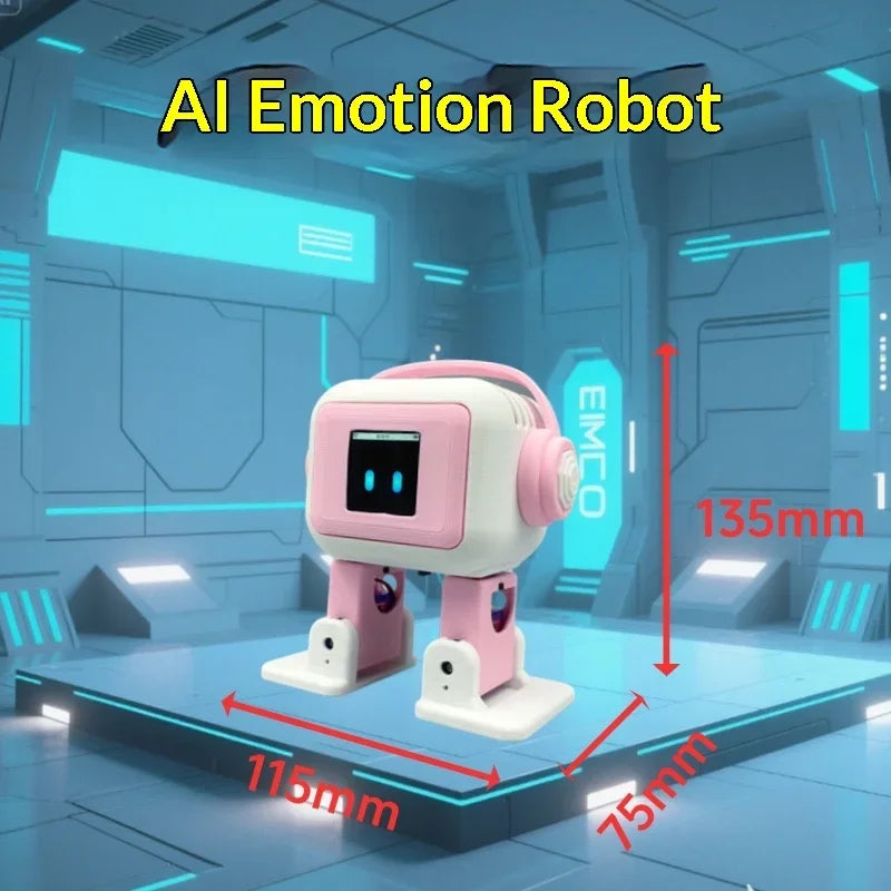EMO Tuya Intelligent AI Robots Emotional Support Interactive Desktop Voice Recognition EMO Go Home Robot Companion Children Gift