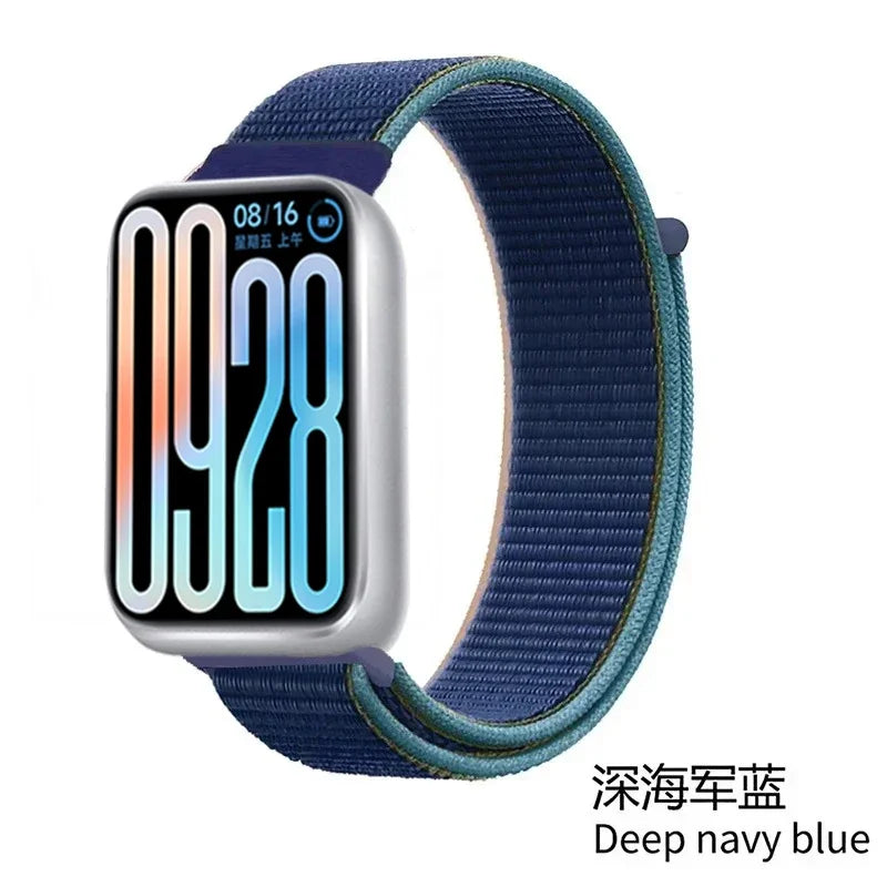 Nylon Strap for Xiaomi Mi Band 8 Pro/9 Pro/10 Pro Bracelet Smart Watch Replacement comfortable Wristband for Redmi Watch 4 5 6