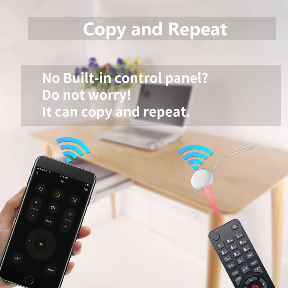 Tuya WiFi IR Remote Control Smart Universal for TV Air Conditioner Alexa Remote Control Work with Google Home Yandex Google