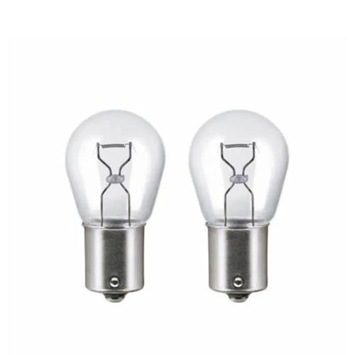 2Pcs Car Turn Singal Light Car Boat Reverse 1156 Tail Light Transparent 12V BAU15S Light Bulb P21W Halogen Lamp