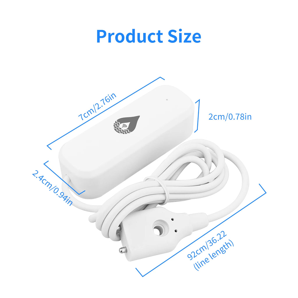 WIFI/Zigbee Water Level Leak Detector Alarm Sensor Smart Home Security System Protection Tuya APP Remote Control